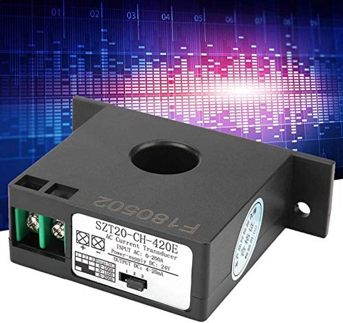 SnelShoppen - 0-200A Stroomomvormer AC Converter Transmitter voor Industriële Verbetering, Veilig en Duurzaam, Eenvoudige Installatie en Gebruik