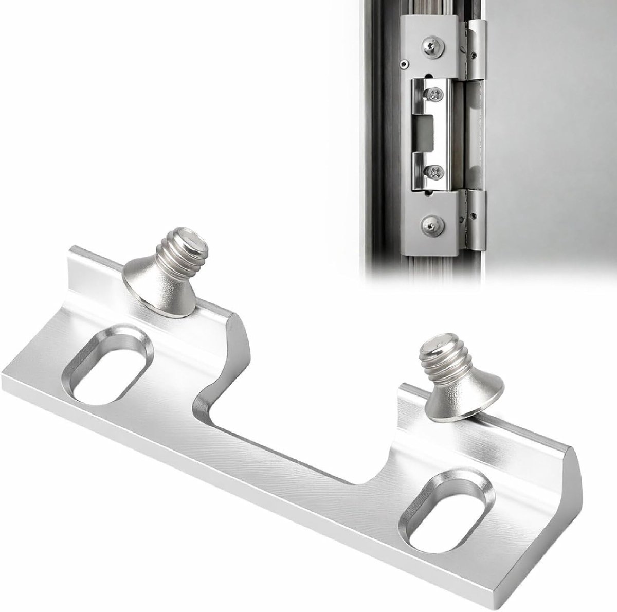 Connector type 115 - 46 x 14.4 x 9 mm - verstelbare sluitplaat - vervangend onderdeel voor deuropeners - ShopVlot