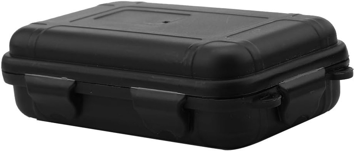 SnelShoppen - Shockproof Outdoor Box Waterdichte en Luchtdichte Opbergdoos voor Buiten, Schokbestendig, Zwart, Ideaal voor Kamperen, Reizen en Overlev