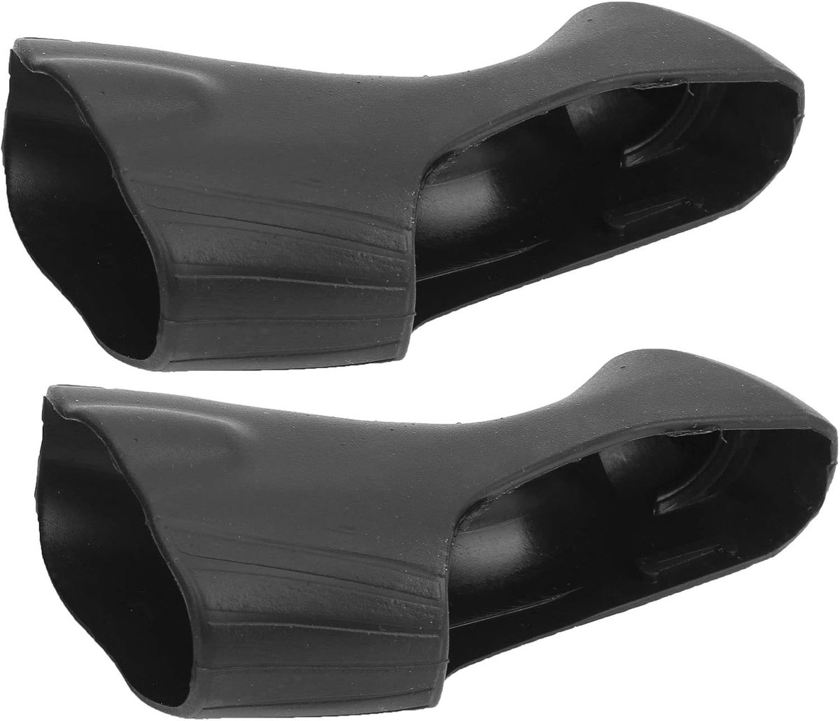 SnelShoppen - 1 Paar Antislip Remhendel Silicone Beschermhoes, Fietshendel Bescherming voor ST‑4700/5800/6800 Racefiets (Zwart)
