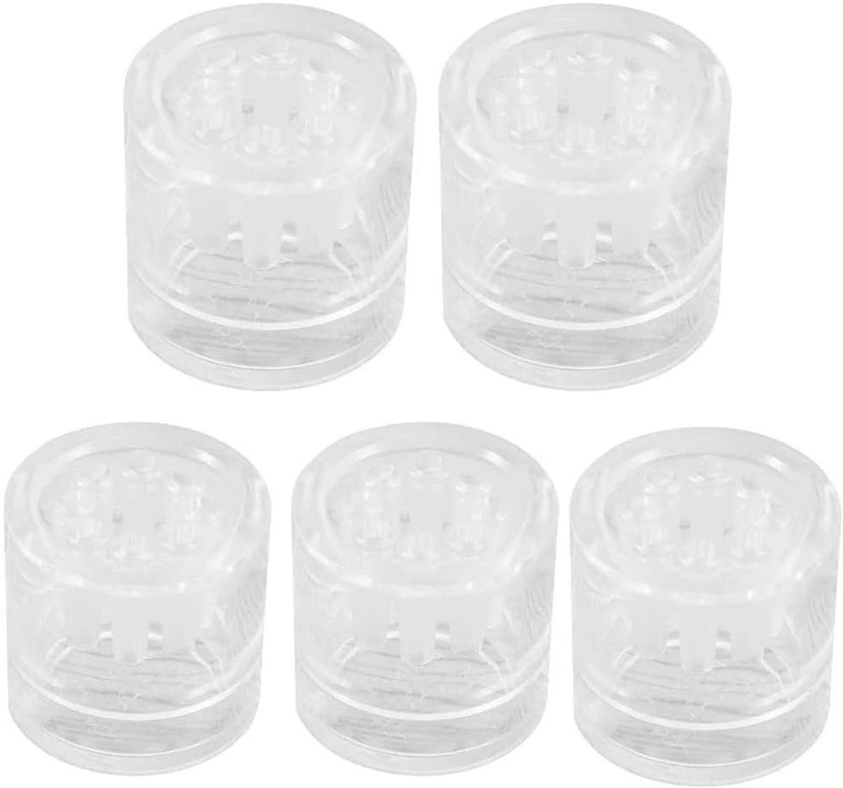Planaria trap 5 stuks - transparant acryl - 8 gaten - effectief voor aquaria - ShopVlot