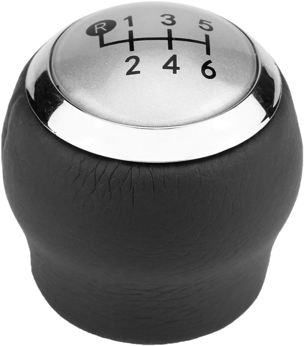 SnelShoppen - Gear Shift Knop voor Auto, ABS Plastic Schakelknop 6 Versnellingen, Geschikt voor 1.8MT AURIS AVENSIS URBAN CRUISER, Duurzaam en Stijlvo