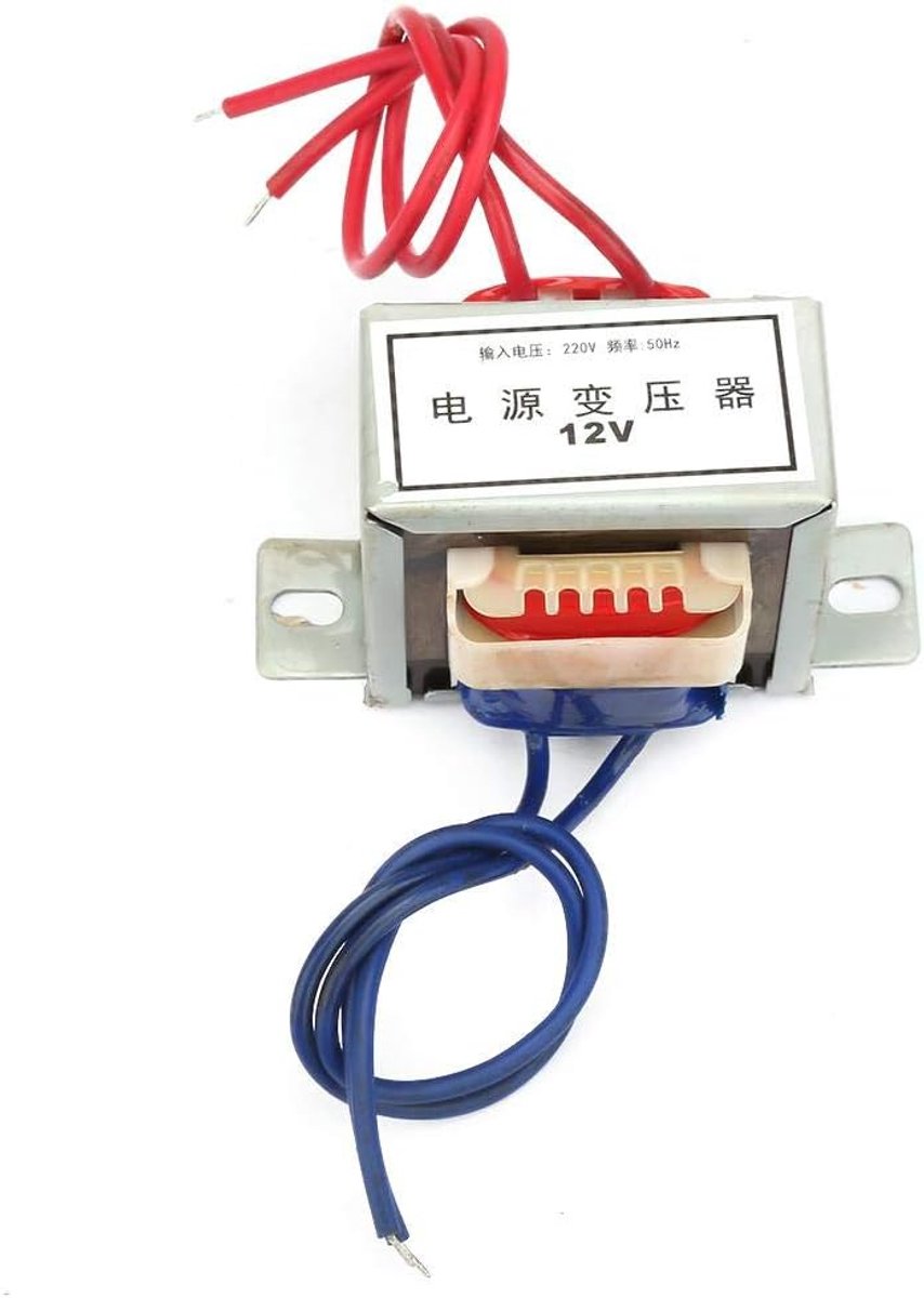 SnelShoppen - Single Power Transformer AC 12V/24V 10W 220V 50Hz Veilig Elektrisch Transformator met Koper Draad voor Diverse Toepassingen