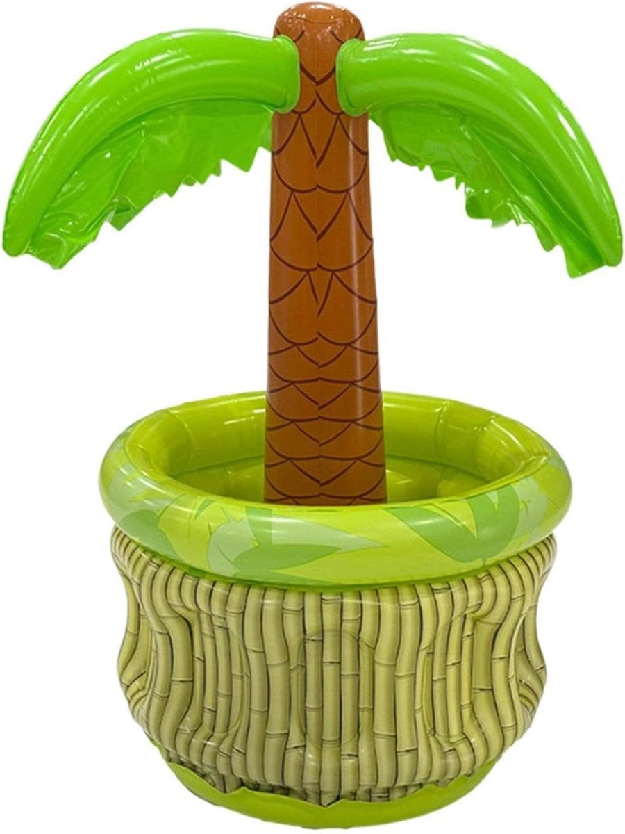 Opblaasbare Koeler - Drijvende IJsemmer - Dranken Koel Houden - Palmboom Ontwerp - 58x38x66cm - A