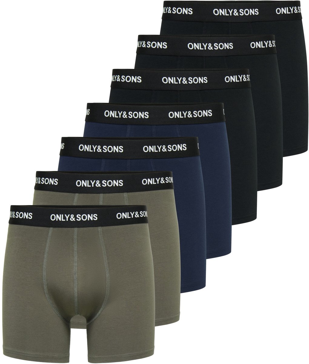 ONLY & SONS Boxershorts ONSFITZ 7-pack Trunks