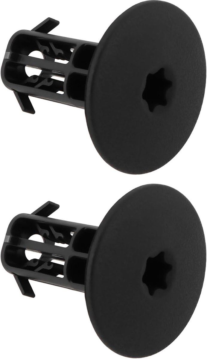 SnelShoppen - 2 Stuks Motorafdekking Clip 31368242-1 Geschikt voor Volvo 2.0 Liter 2014+ - Duurzaam Plastic - Eenvoudige Installatie