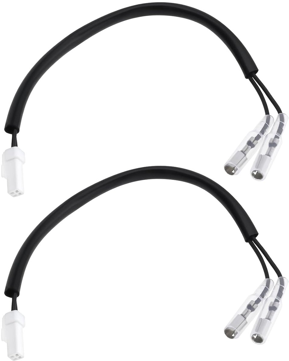 SnelShoppen - 2 Stuks Motorfiets LED Indicator Adapter Bekabeling Harness Geschikt voor Ducati - Plug and Play, 22 cm Lengte, Betrouwbare Verbinding,