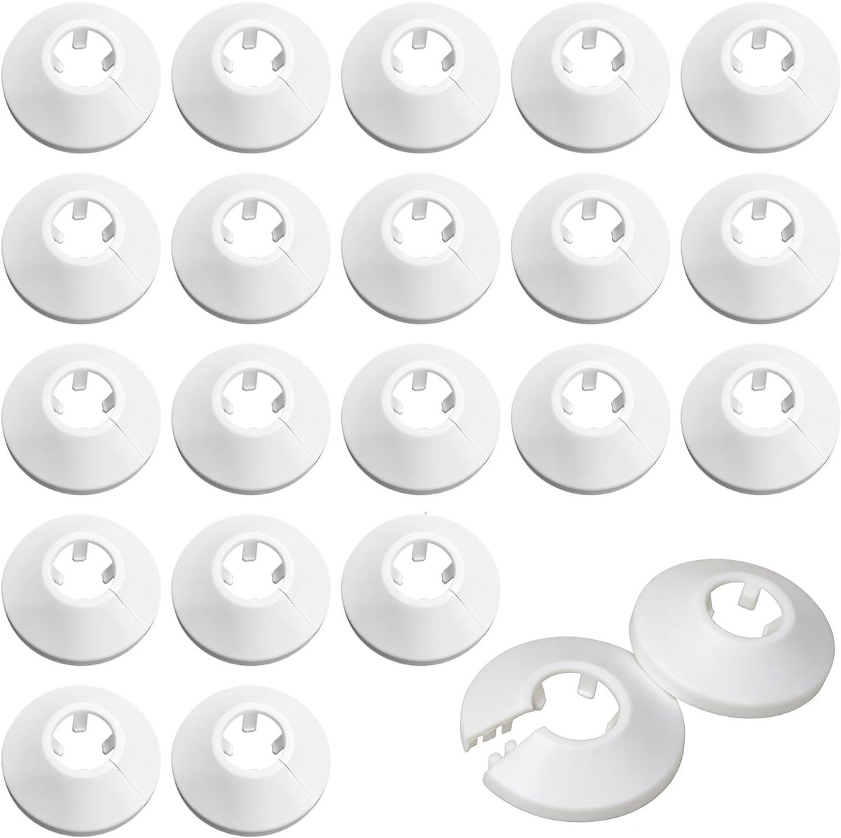 20pcs radiator tube covers - Rozetten voor radiatorbuizen 16 mm radiatorbuisafdekking bodem voor buis met een diameter - ShopVlot