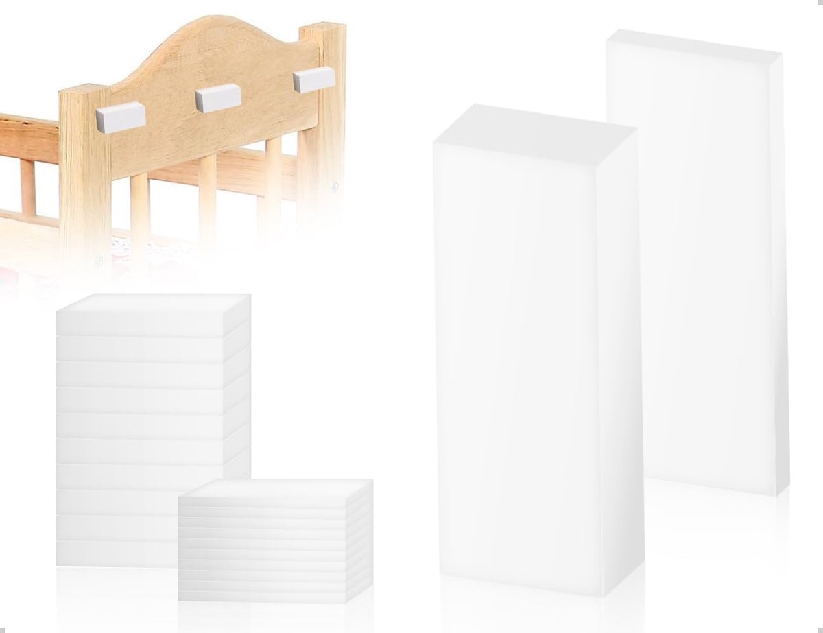 SnelShoppen - 20 Stuks Foam Wandafstandhouders Zelfklevend EVA Wandbeschermer Deurhandgreep Bescherming Geluiddempende Hoofdeinde Pads Voor Thuis, Kan