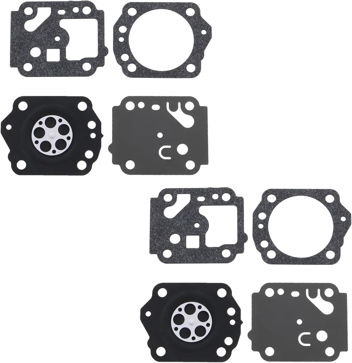 SnelShoppen - 2 Sets Grasmaaier Carburetor Reparatie Overhaalkit - Carburetor Seal en Membrane Kit voor STIHL FS94 en Echo - 41491200600