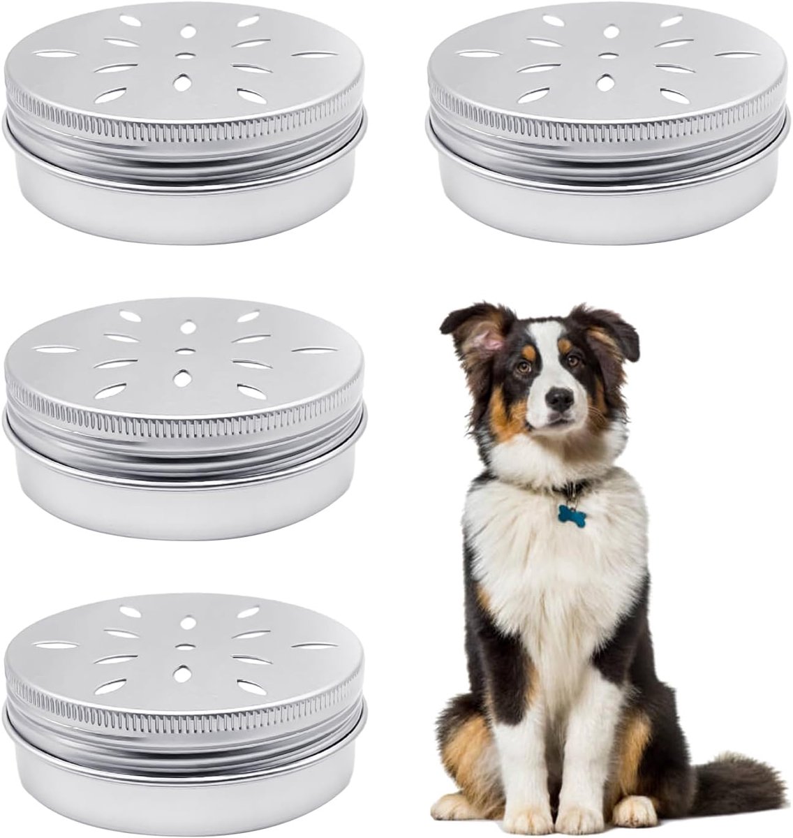 SnelShoppen - 4 honden geurdozen, puppy geurtraining boxen, aluminium geurdozen, geurtraining hulpmiddelen, agility training voor puppy geurtraining