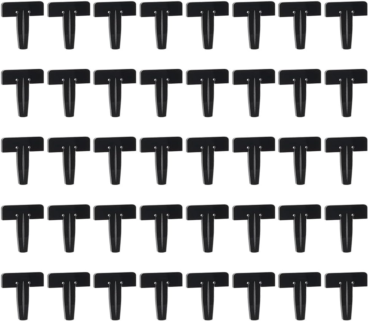 SnelShoppen - 40 Stuks Acryl Honingraat Tablet Pennen, 3 x 3,2 cm, Laser Graveren Kralen Pennen, Houdpennen voor Laser Cutter en Graveermachine, Acces