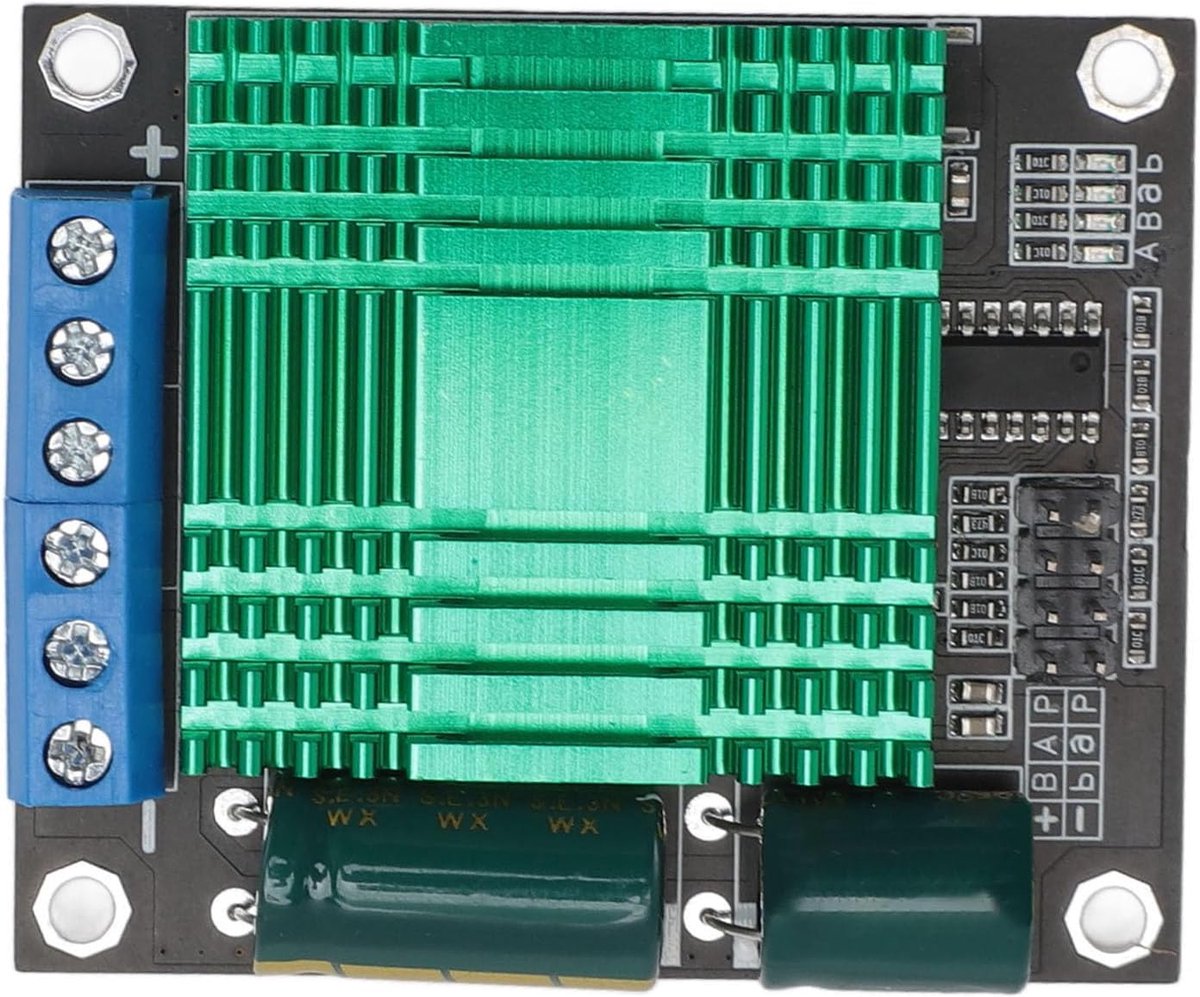SnelShoppen - Two-Channel 60A PWM Motor Stuurmodule | 9V-30V H Bridge Snelheidscontroller met Brede Koellichaam voor DC Motoren en Robotica