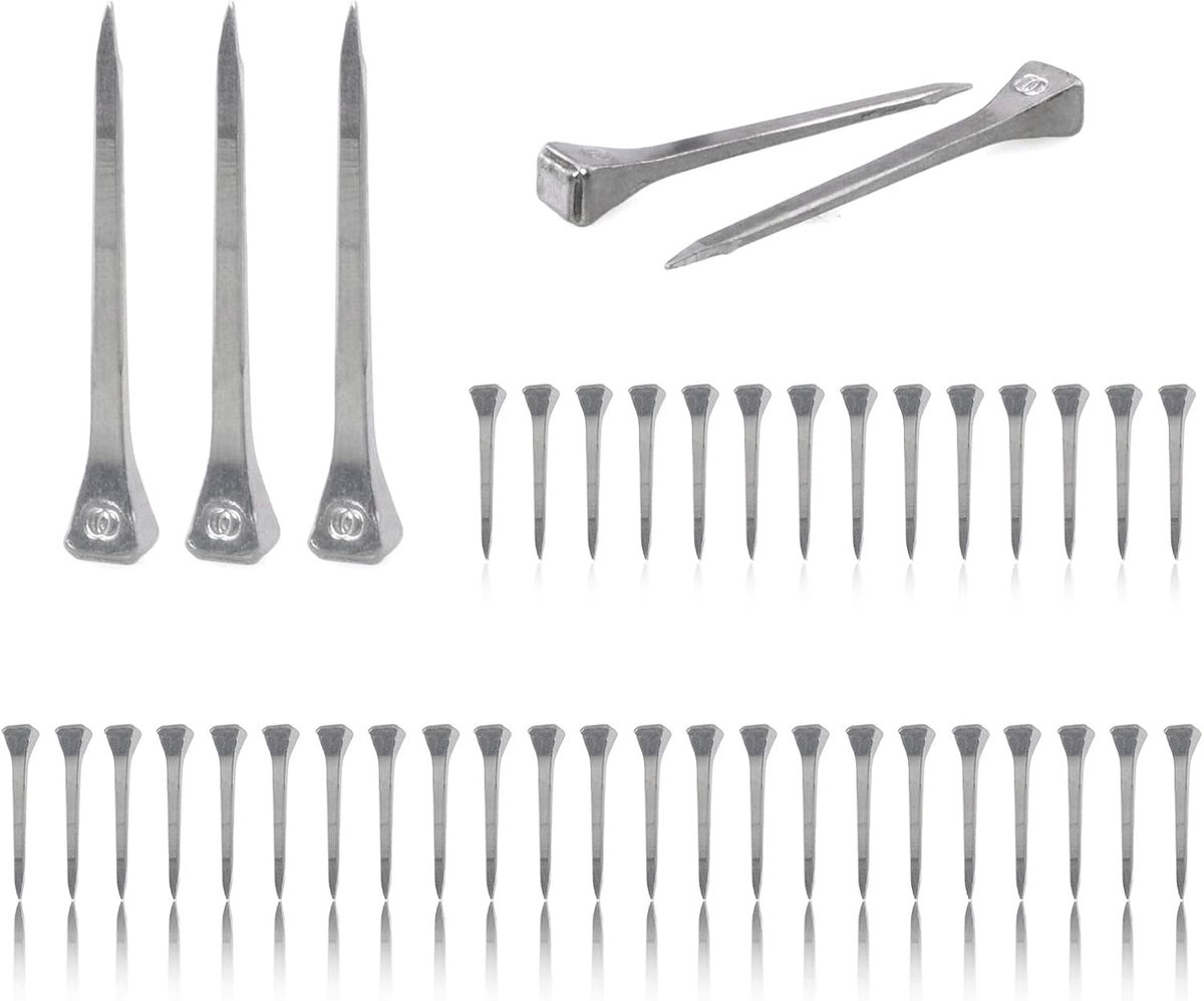 40pcs Horseshoe Nails, 54mm Horseshoe Nails, Carbon Steel Horseshoe Nails, No Light Rust Sports Equipment Horseshoe - ShopVlot