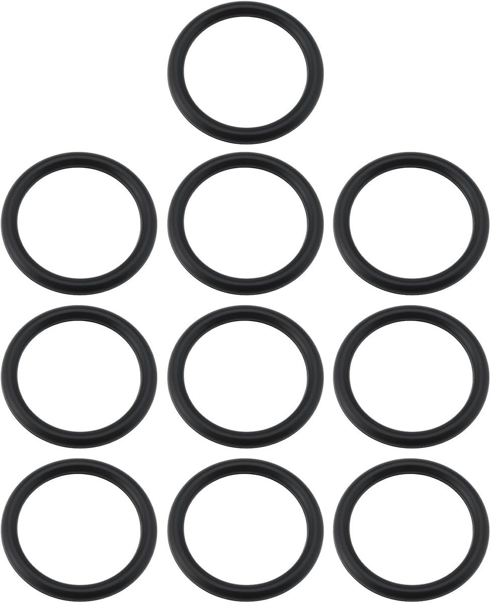 SnelShoppen - 10 Stuks O-Ring Seal Drukspuit Seal Geschikt voor Prima 3 33x26x3.5mm - Hoge Kwaliteit, Olie- en Slijtvast, Langdurig Gebruik
