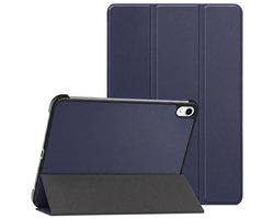 imoshion Tablet Hoes - Geschikt voor Apple iPad Air 5 (2022) / Air 4 (2020) / Air 11 inch (2026) M4 / Air 11 inch (2025) M3 / Air 11 inch (2024) M2 - Trifold Bookcase - Donkerblauw