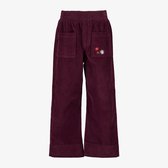 TwoDay wide leg meisjes corduroy broek bordeaux - Rood - Maat 92