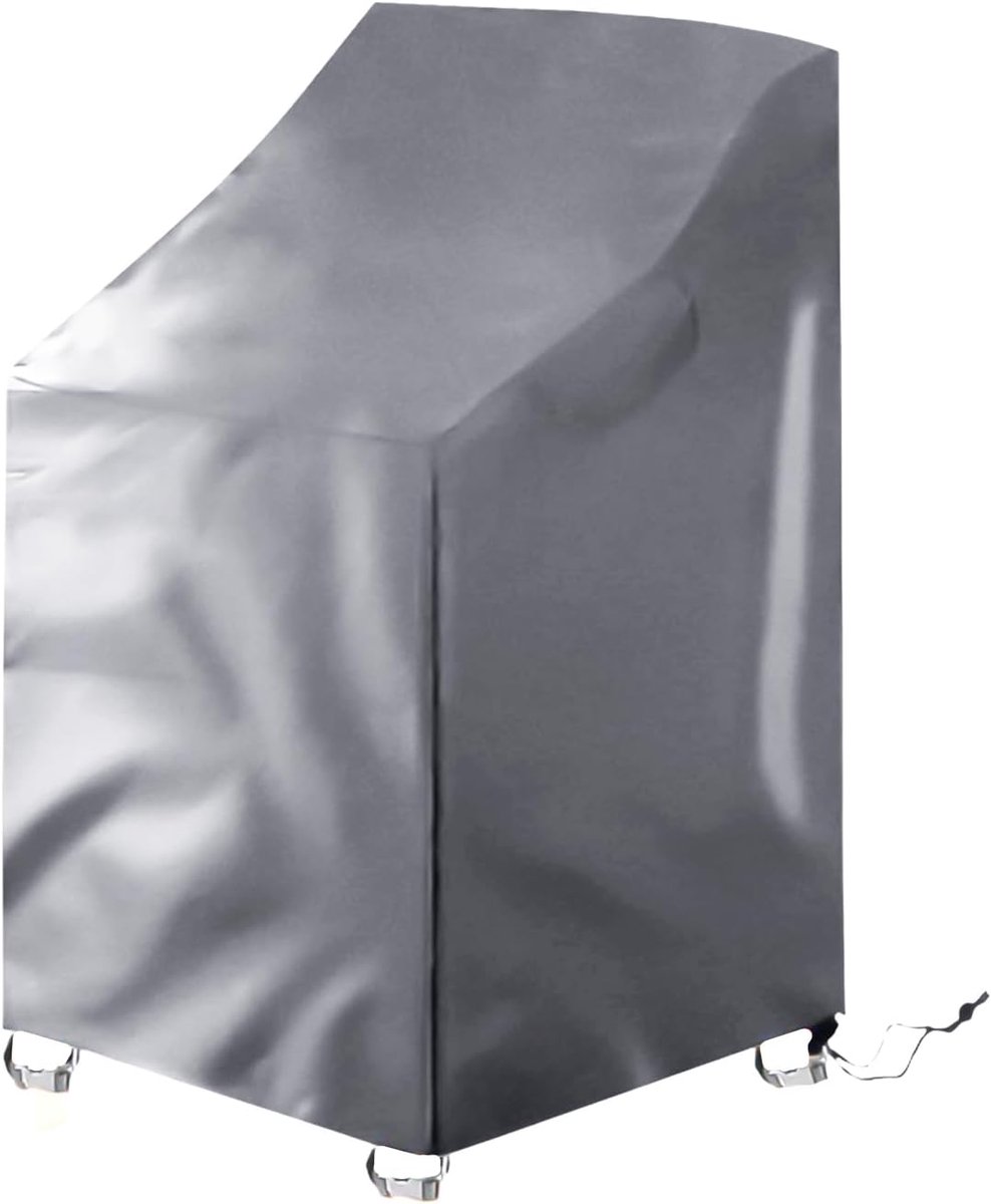 SnelShoppen - Lichtgrijze Waterdichte Tuinmeubelhoes, UV-bestendig, Oxford Stof, 72 x 92 x 120 cm, Voor Tuin, Balkon en Buitenmeubelen