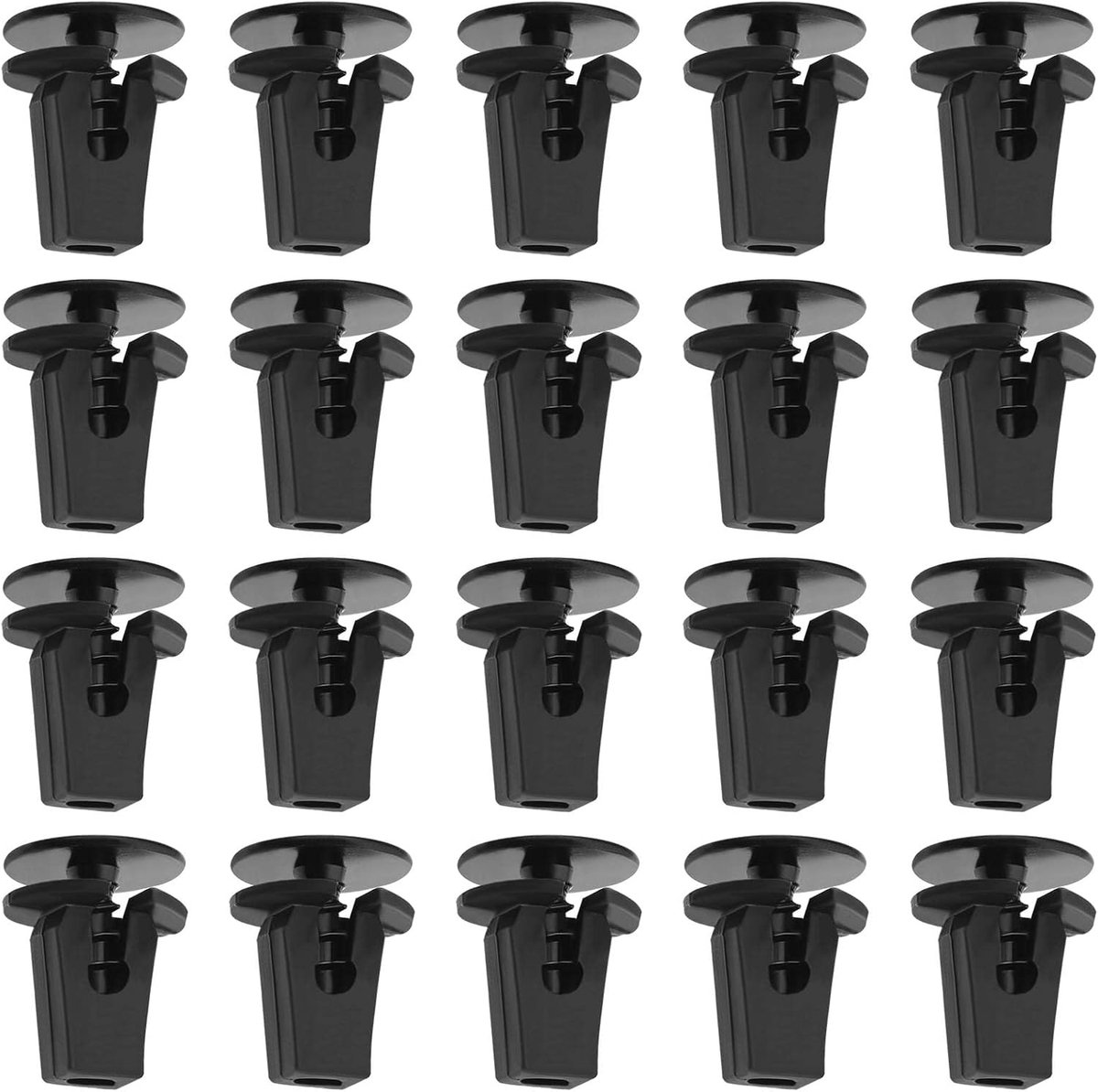 SnelShoppen - 20 Stuks Wielboog Torx Schroeven & 20 Stuks Verlengmoer Bevestigingsclips voor Auto Carrosserie Scherm - Duurzaam, Voor Volkswagen, Audi