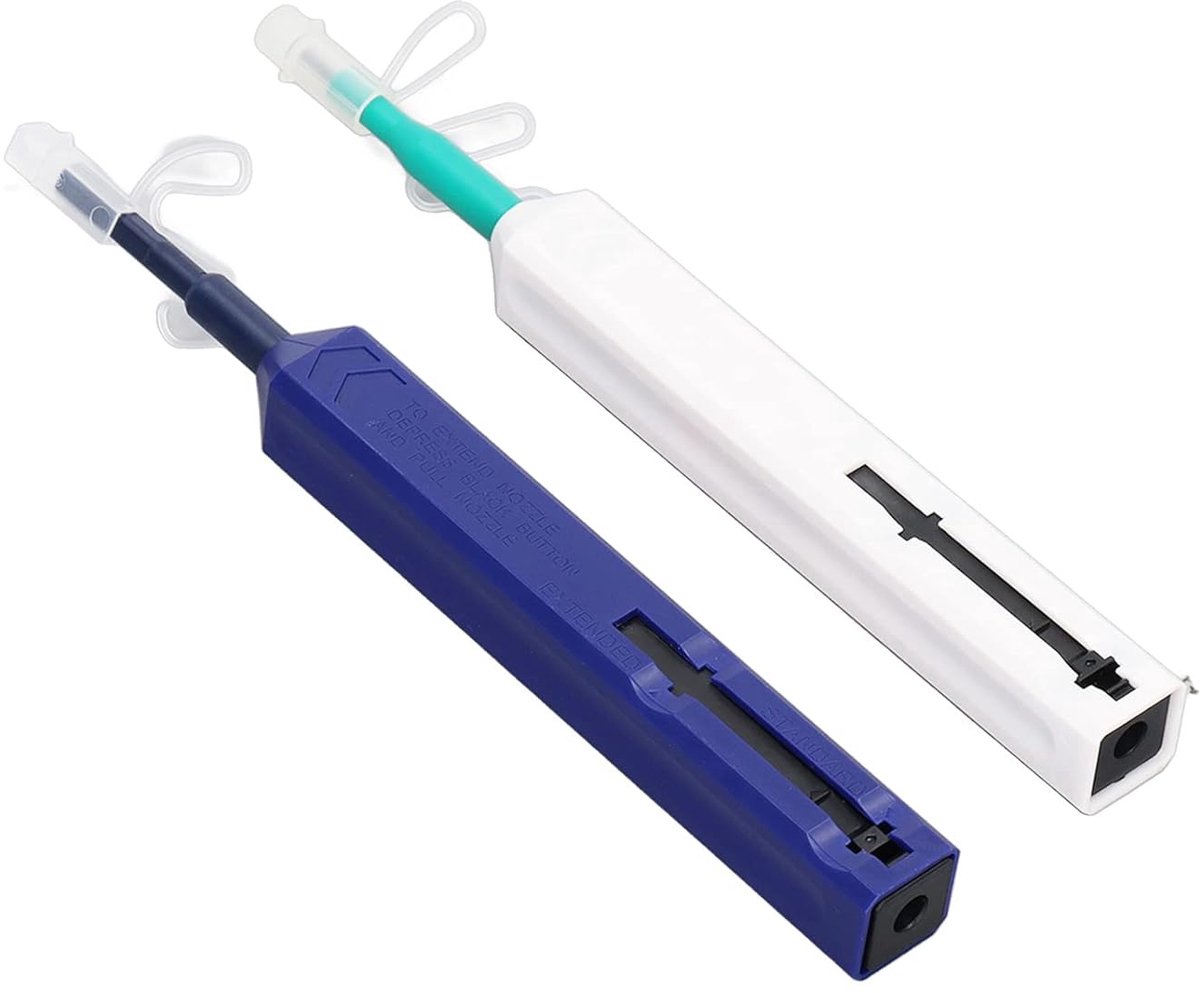SnelShoppen - Fiber Optic Cleaner - Eén Druk Glasvezel Reinigingspen - Antistatisch Reinigingsgereedschap 1.25mm voor LC MU, 2.5mm voor SC FC ST E2000