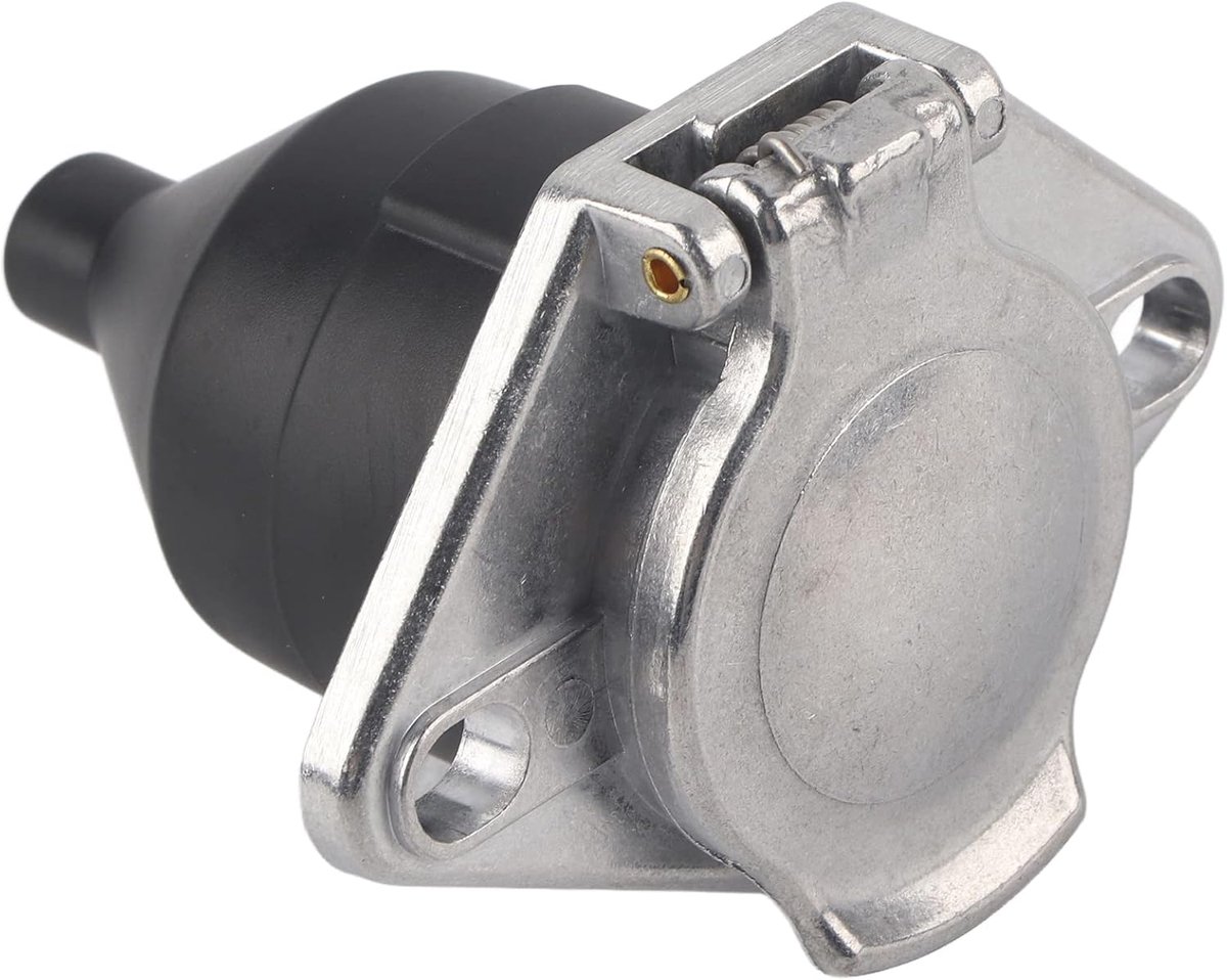 SnelShoppen - Universele 24V 7 Polige Trailer Plug 7 Pin Aansluitconnector Adapter voor Veilige Verbinding, Meerdere Aansluitingen, Essentieel voor Ca