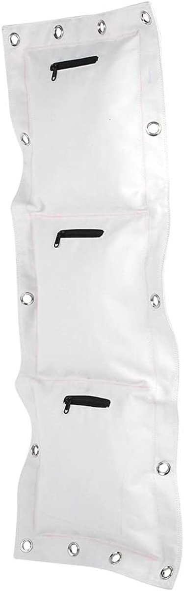 SnelShoppen - Muay Thai Sand Bag - Punching Bag met Rits voor Wing Chun en Sanda Training - Lege Zandzak voor Kung Fu Studenten - Ideaal voor Boksen e