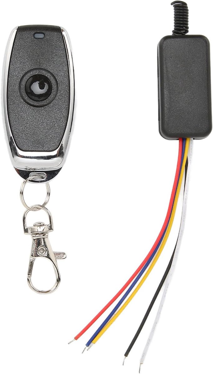 SnelShoppen - Draadloze Relay Afstandsbediening Schakelmodule, DC3.5V-DC12V, 433MHz RF Transmitter Ontvanger voor Elektrische Deuren Ramen, Hefapparat