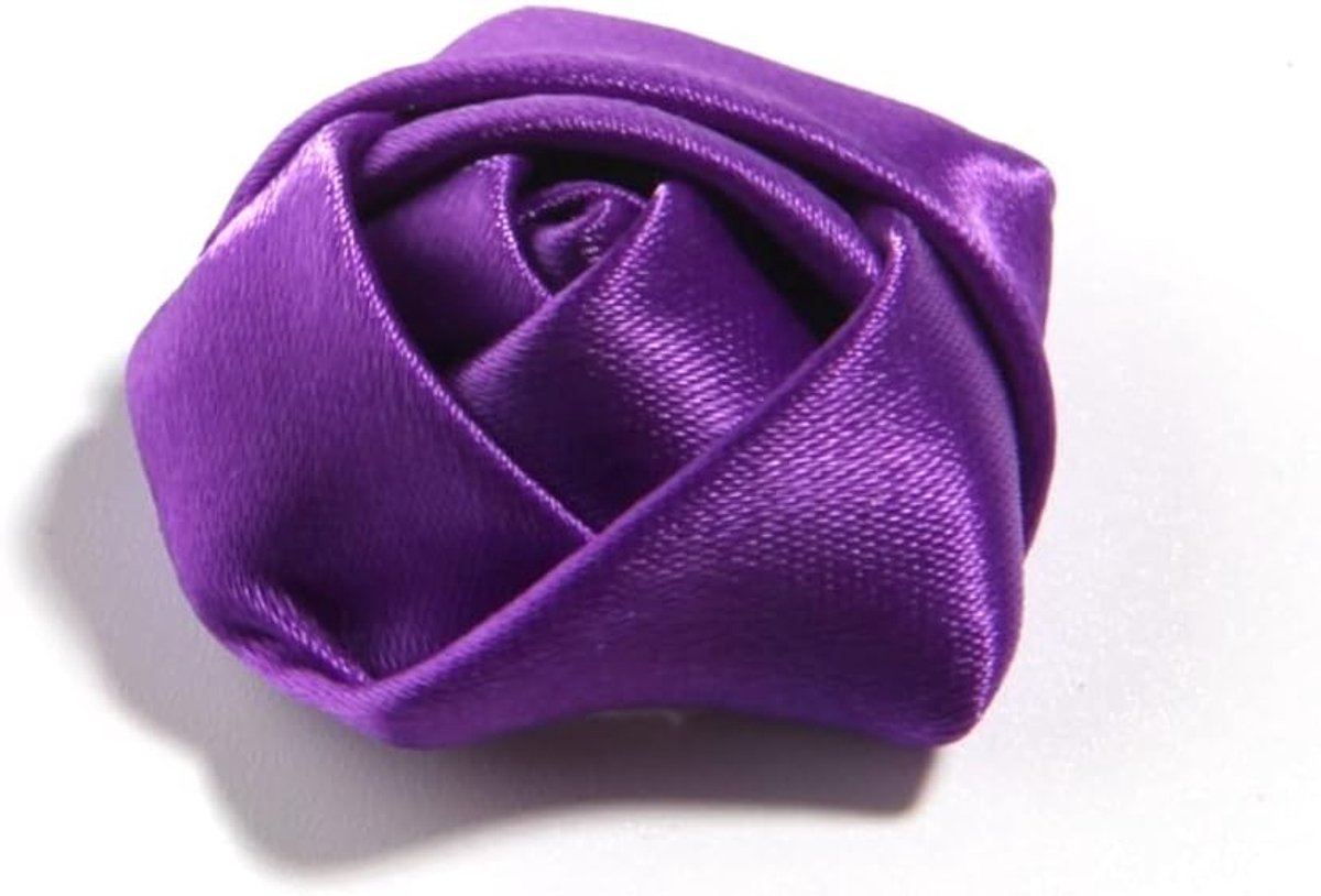 SnelShoppen - Pack van 100 Kunstmatige Rozen, Mini Polyester Katoenen Rozen, Kleine Decoratieve Bloemen, Rozenhoofden voor Ambachten en Bruiloft Acces