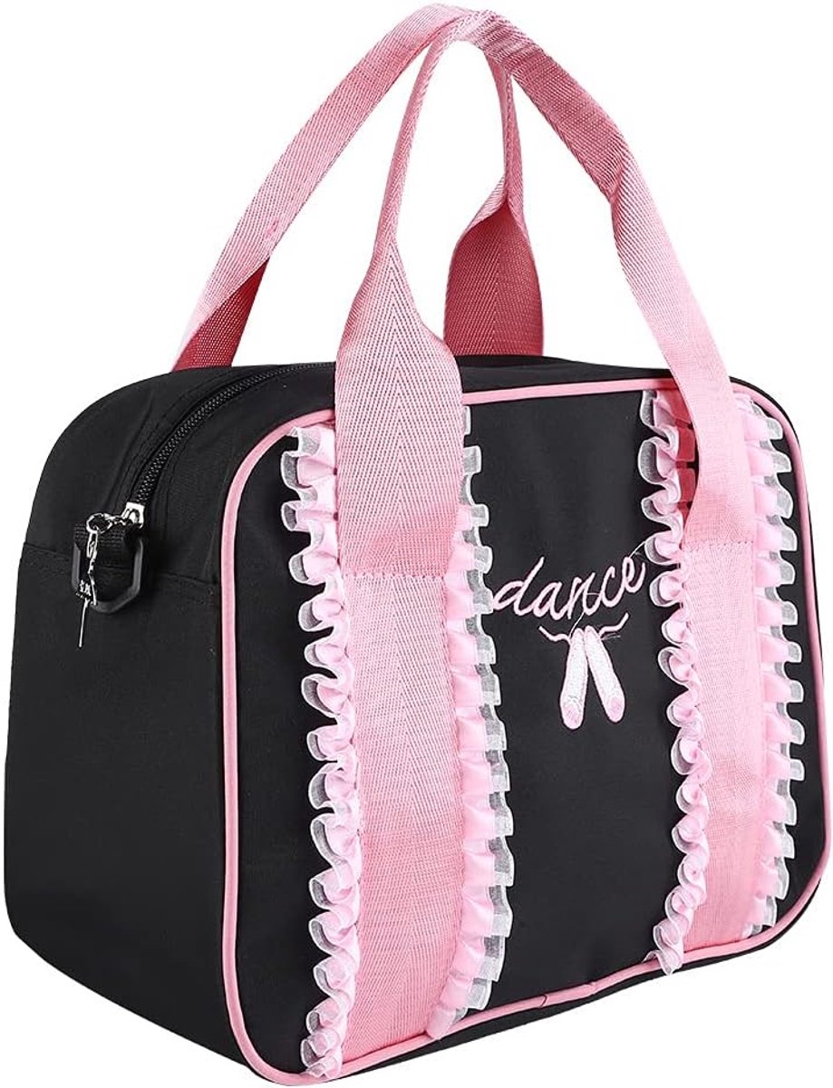 SnelShoppen - Ballet Schoudertas, Rugzak Roze Schoudertas Meisjes Ballet Dans Kinderen Handtas Met Rits, Duurzaam, Grote Capaciteit, Sporttas