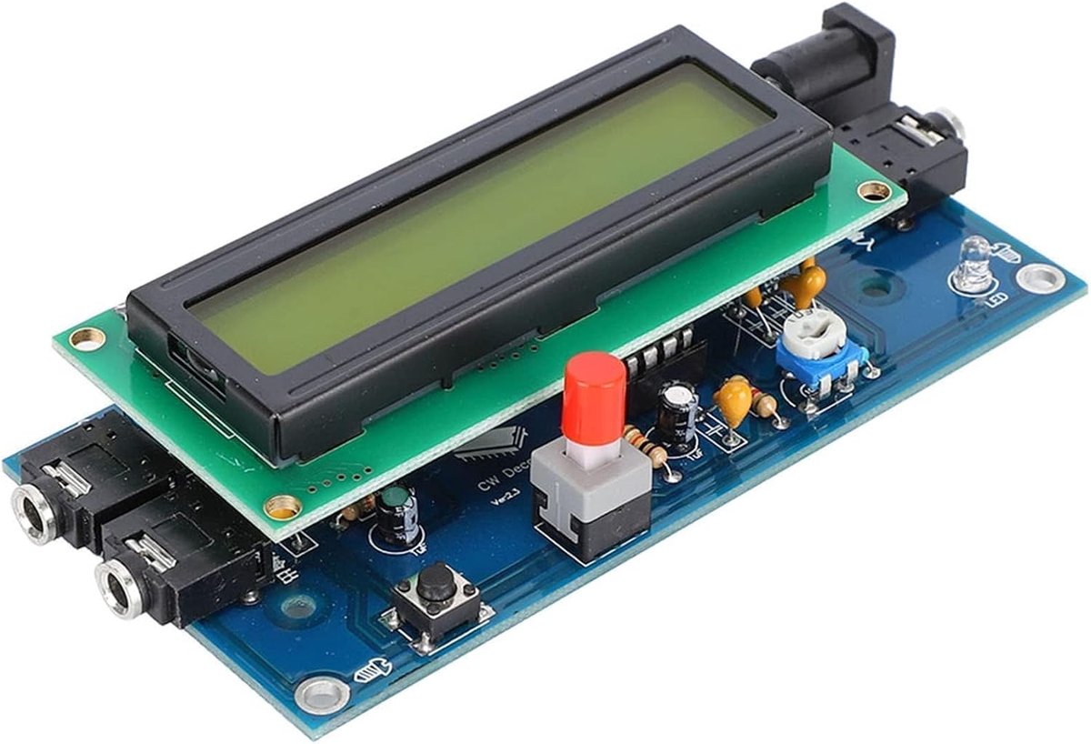SnelShoppen - Morse Code Trainer DC12V CW Morse Code Decoder LED Display, Vertaler en Interpreter voor Morse Code, DIY Projecten, Compact en Draagbaar