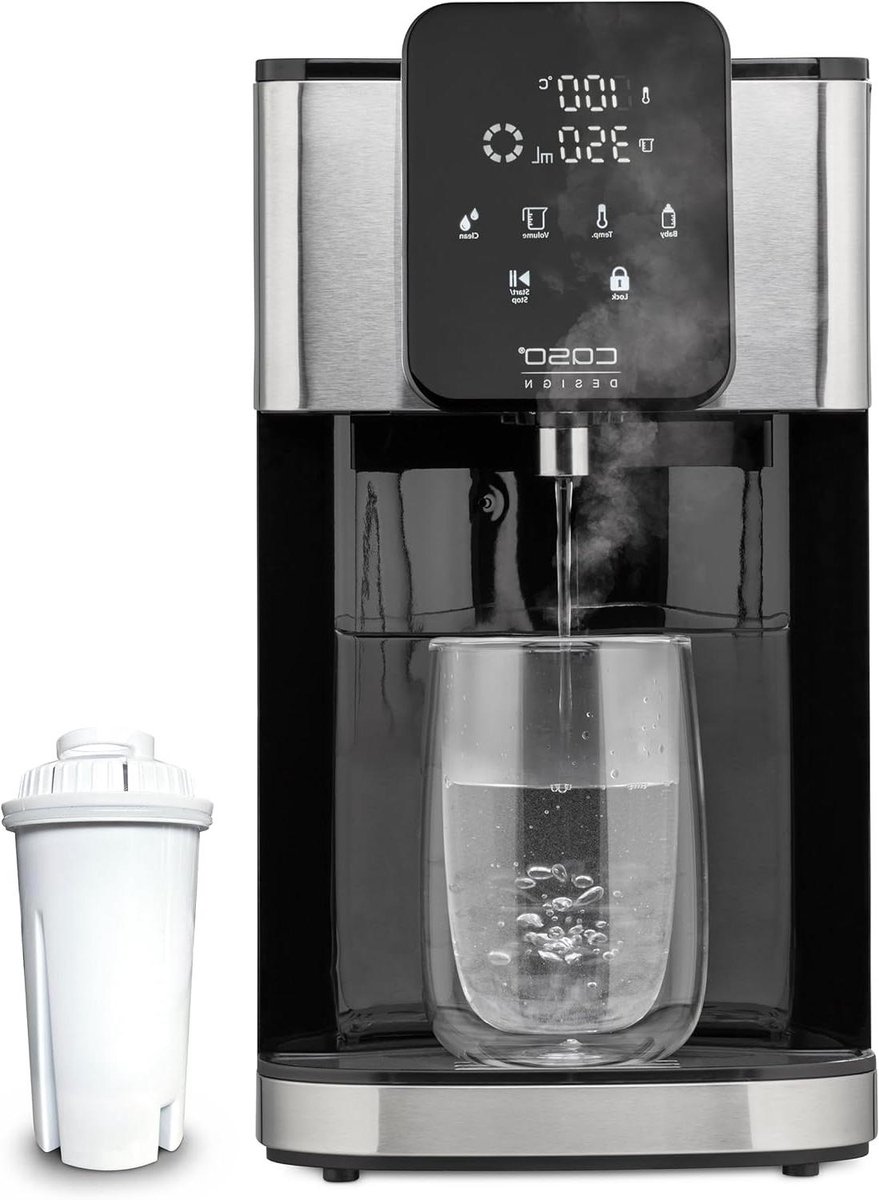 Heetwaterdispenser - Waterkoker - Dranken Bereiden - Direct Hete Water - 4 Liter Tank - Zwart