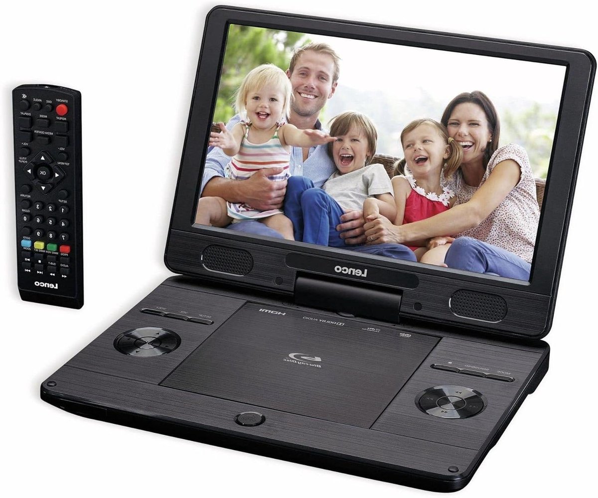Draagbare Blu-Ray Speler - Mobiele DVD - Films Kijken - 11.5 Inch Draaibaar Scherm - 1024 x 600 Pixels - Zwart