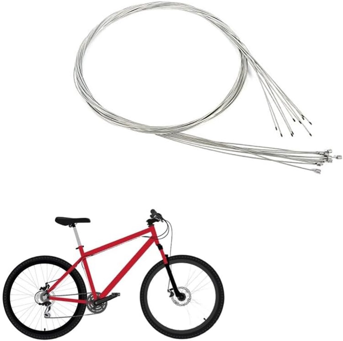 SnelShoppen - Derailleur Hoogwaardige en Duurzame Fietsonderdelen 2 m Geschikt voor Mountainbikes, Racefietsen, Vouwfietsen en Professioneel Gebruik