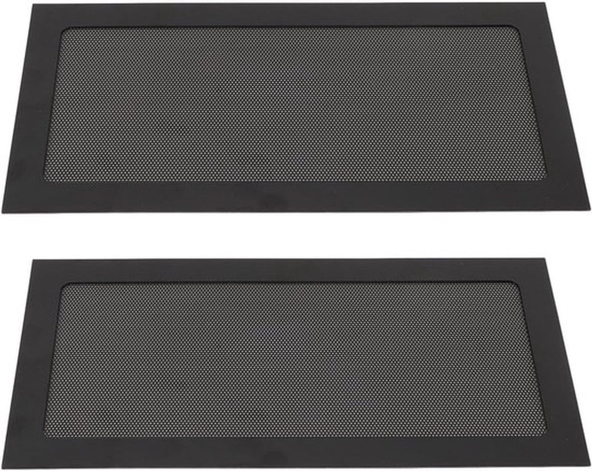 Efficiënte PC Koelventilator Stoffilter, Eenvoudig Schoon te Maken, Magnetisch Beschermingsframe voor Computerkoeling, 2 Stuks