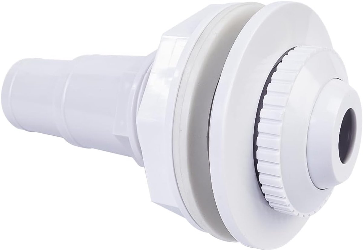 SnelShoppen - 14cm Inlaatmondstuk voor Zwembad met Verstelbare Kop, Geschikt voor 32mm en 38mm Slangen, Efficiënte Watercirculatie
