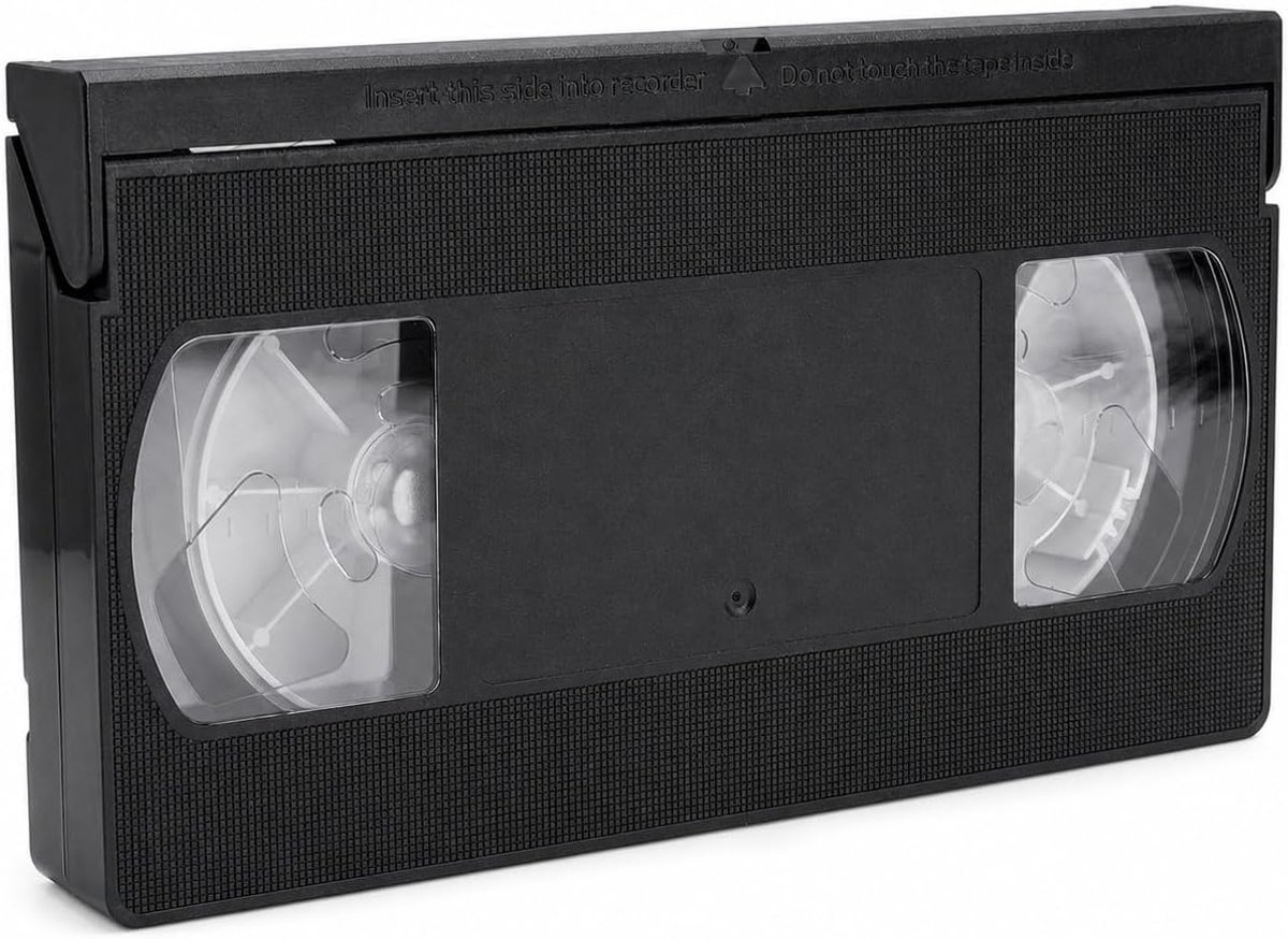SnelShoppen - VCR VHS Hoofdreiniger voor Videospeler, Droog Reinigingssysteem zonder Vloeistof, Stof en Vlekken Verwijderaar, Eenvoudig in Gebruik