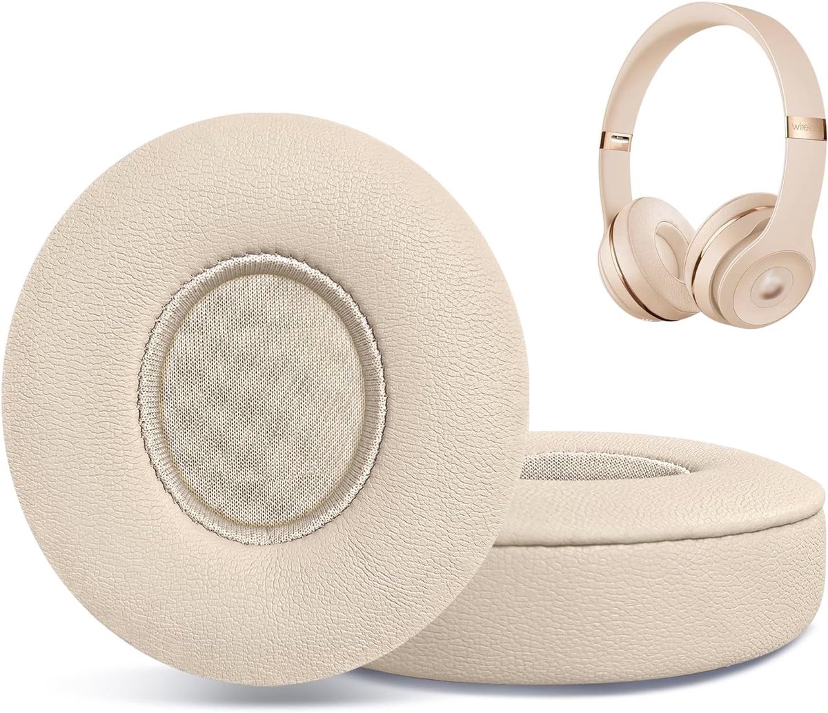 Vervangende oorkussens voor Beats Solo 2 & Solo 3 draadloze on-ear hoofdtelefoon, oorkussens, headset-oorkussens - ShopVlot