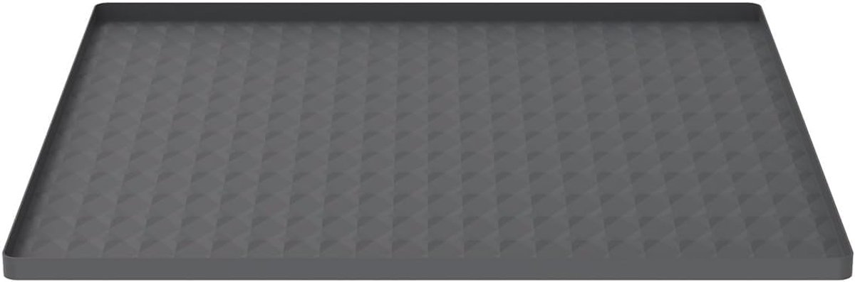 SnelShoppen - Silicone Vloermat 60x60 cm Waterdichte Stofdichte Opbermat voor Wasmachine, Droger, Koelkast en Vloerbescherming, Antislip Keukenmat