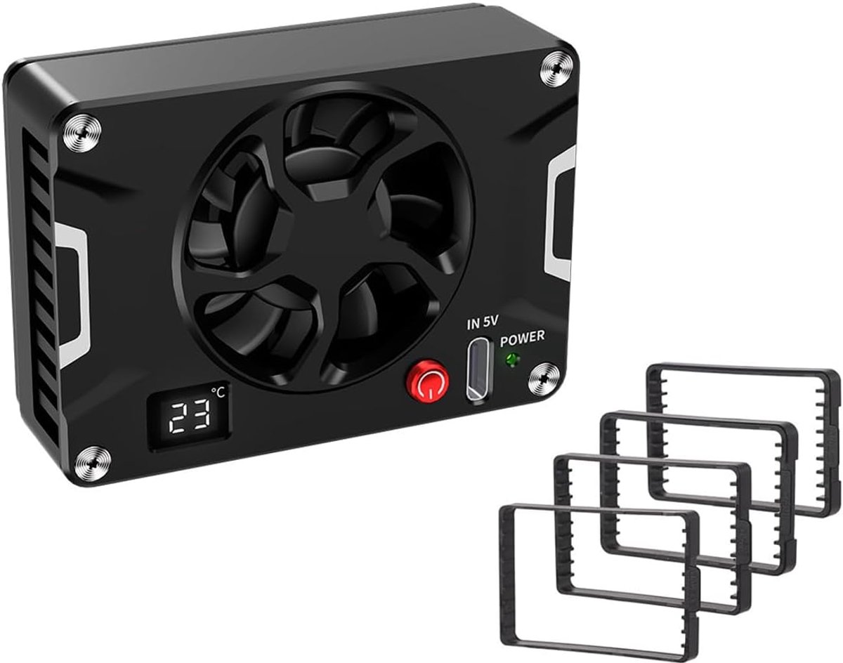 SnelShoppen - Camera Cooler voor Snap-On Koelventilator Systeem met TEC Module voor Fotografie ZV-E1 A7 IV A6700 FX3 R5 R6 X-T4 X-S10