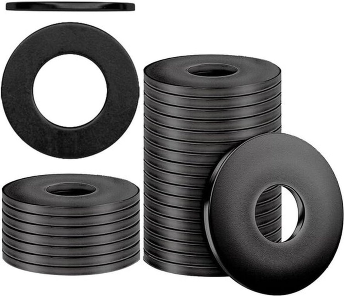 25 Stuks M8 RVS Ringetjes Zwart, Roestvrij Staal A2 V2A, Voor Schroeven, Moeren en Draadstangen