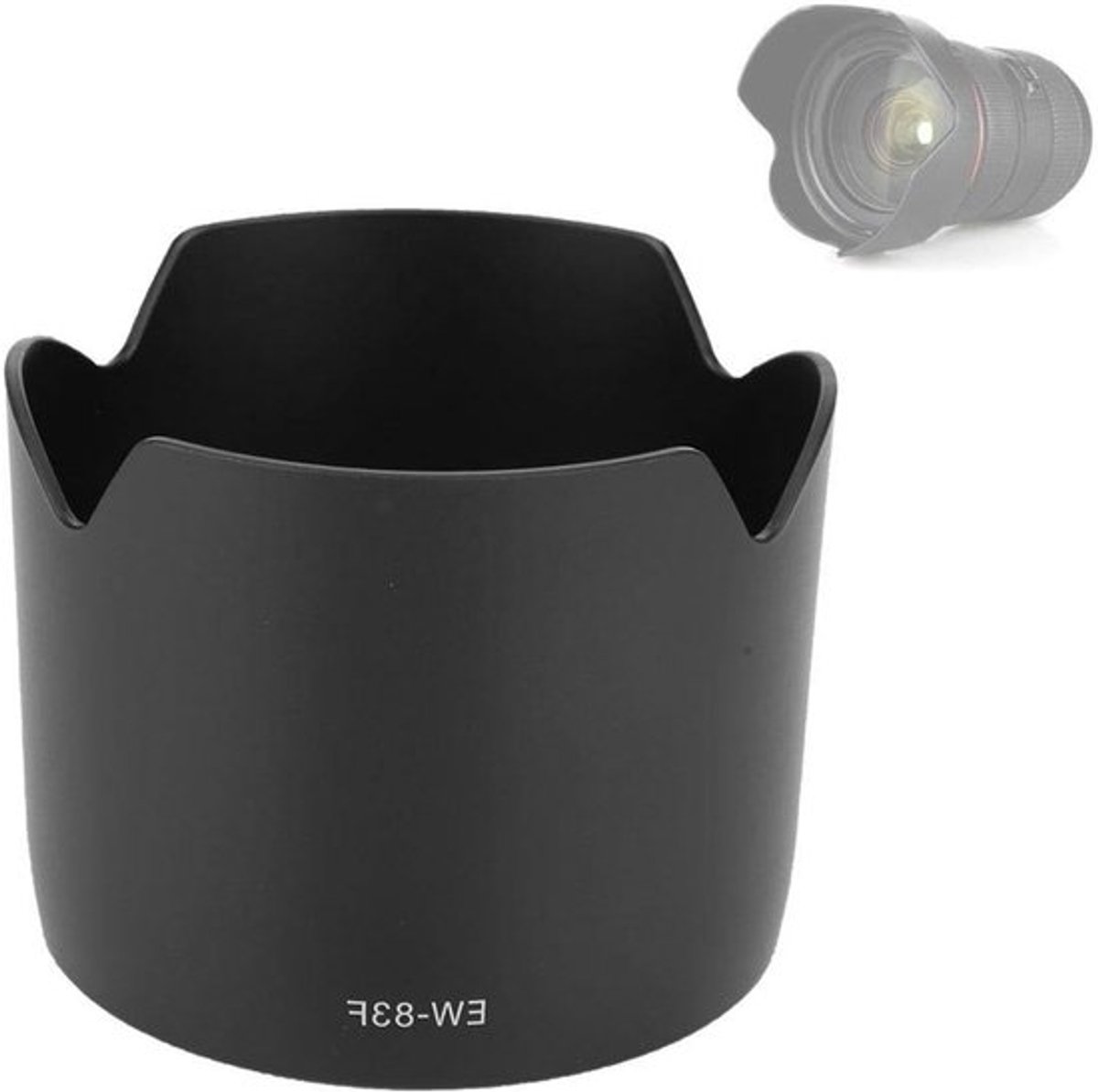 Vervangende EW-83F Lenskap voor Canon EF 24-70MM F/2.8L USM - Bescherming, Schaduw en Kwaliteit