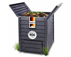 GARANTIA THERMO-WOOD Composteerbak 400 Liter antraciet-bruin