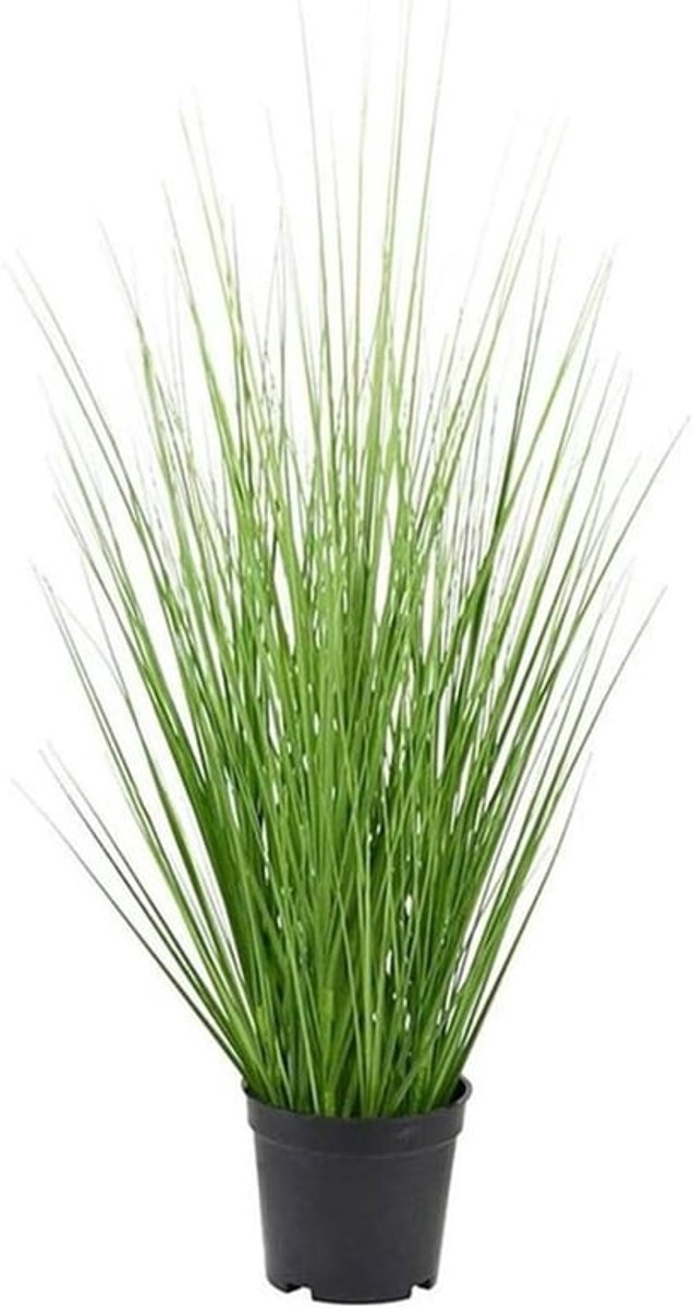 Decoratieve Kunstgrasplant in Pot - Nepplant met Tarwegras en Bladeren voor Thuis, Kantoor en Tuin - 60 cm Hoog