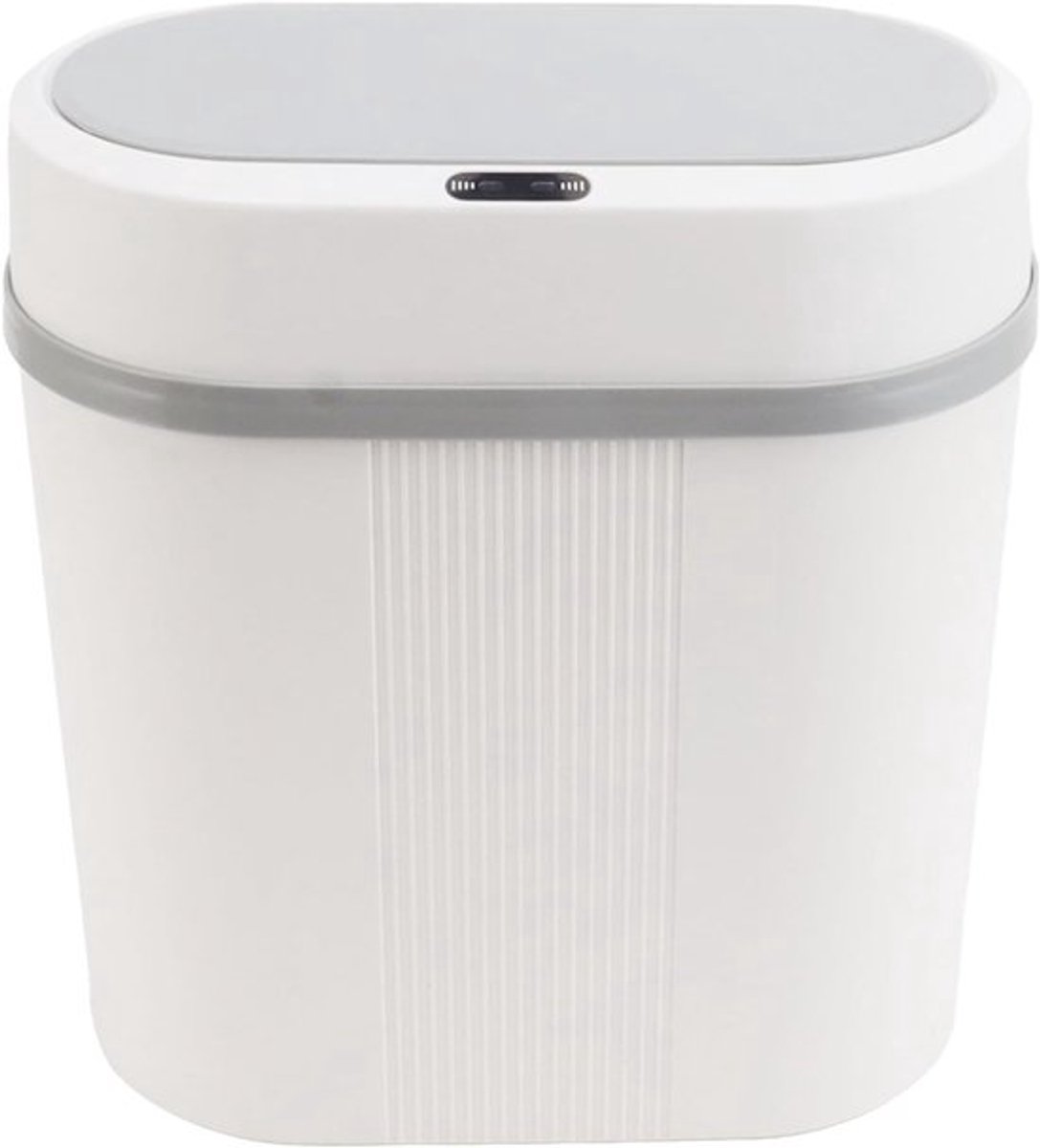 Touchless Prullenbak 12L met Sensor en Deksel voor Keuken, Badkamer en Kantoor - Slimme en Hygiënische Oplossing voor Huis en Kantoor