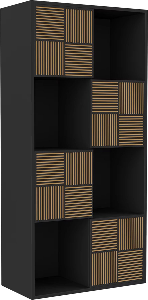 Boekenkast Boekenplank 125x60 cm – Modulair met Rasterverbinding & Speelgoedopbergkast