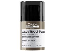 L’Oréal Professionnel Absolut Repair Molecular Leave-In Masker - Voor zeer beschadigd haar - Diepe voeding en versterking - 50ml