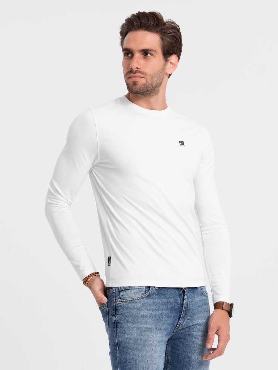 Ombre - San Piero - Longsleeve Heren - Wit - Modaitalia