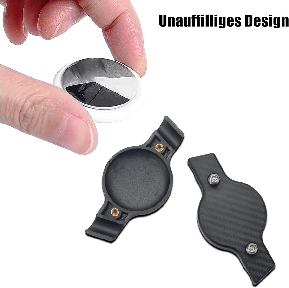 Onopvallende fietshouder voor AirTag, universele bevestiging voor zadel, diefstalbeveiliging, spatwaterdicht en GPS-tracking accessoires