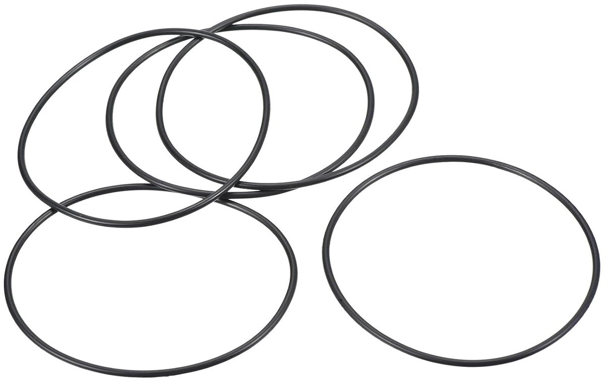 Nitrile Rubber O-Ring 70mm OD 66mm ID 2mm Breedte, 5 Stuks Metriële Seals voor Hydraulische Kranen en Automobiel Reparatie