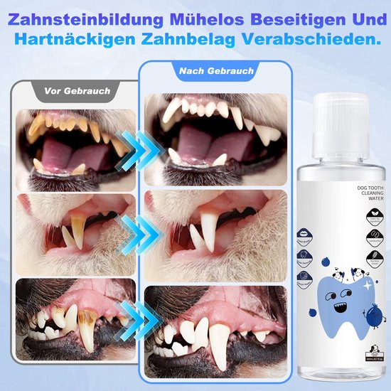 Natuurlijke mondspoeling voor honden en katten, 200ml — afbeelding 2